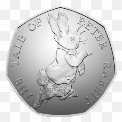 2017 Peter Rabbit 50p - Peter Rabbit 50p 2016 Png,Peter Rabbit Png