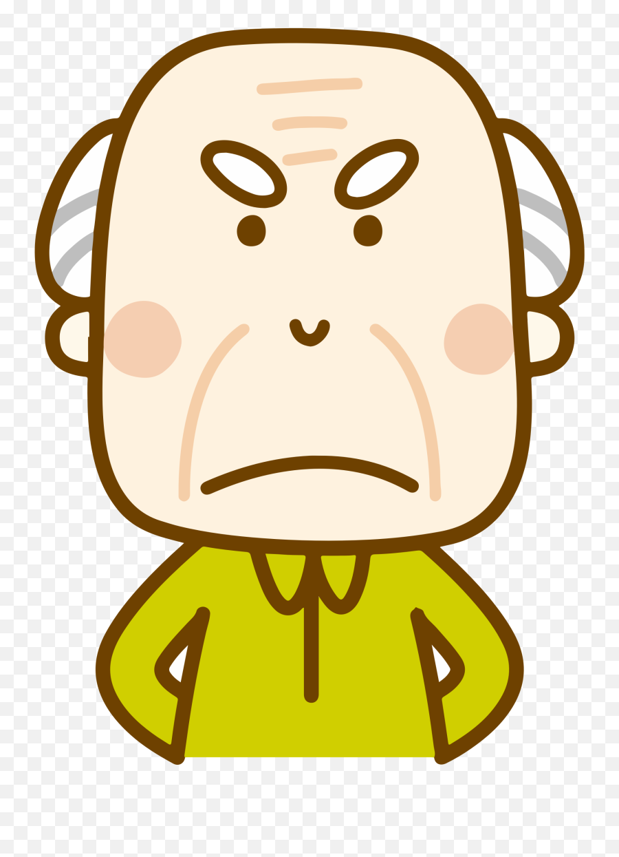 Download Png Royalty Free Big Image - Happy Old Grumpy Old Man Cartoon,Old Man Png