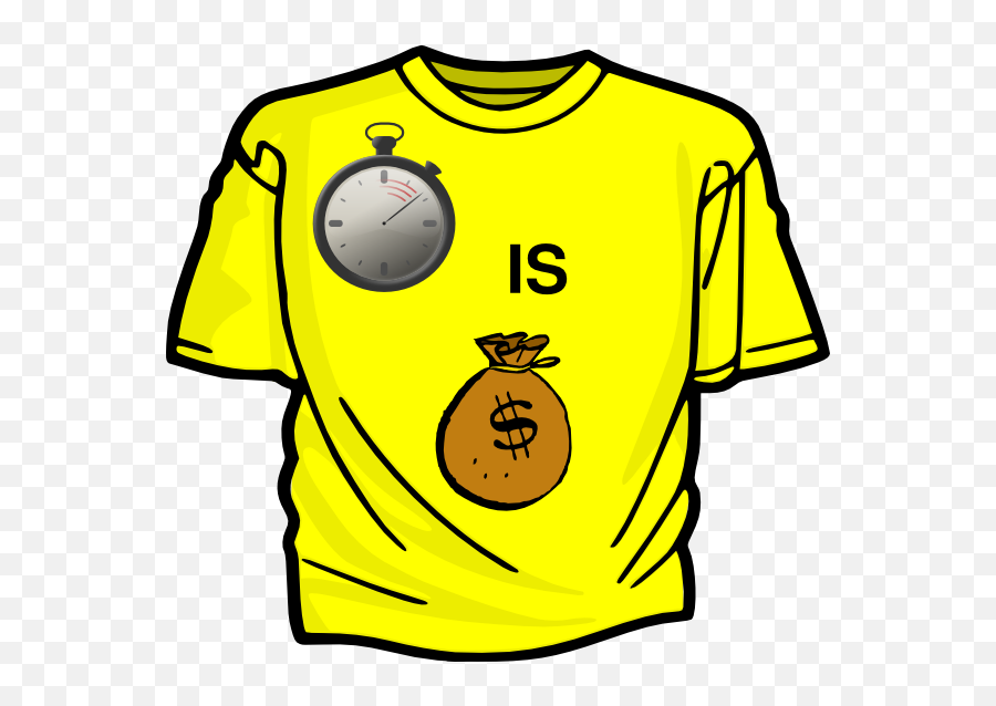 Time Is Money Clip Art - Vector Clip Art Online T Shirt Clip Art Png,Money Clip Art Png