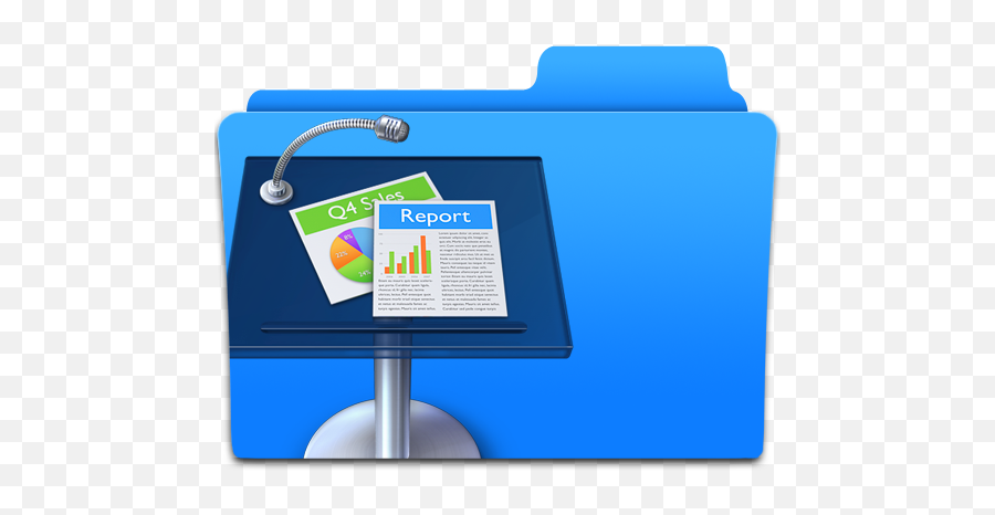 Iconizer - Windows Microsoft Folder Icon Png,Iwork Icon