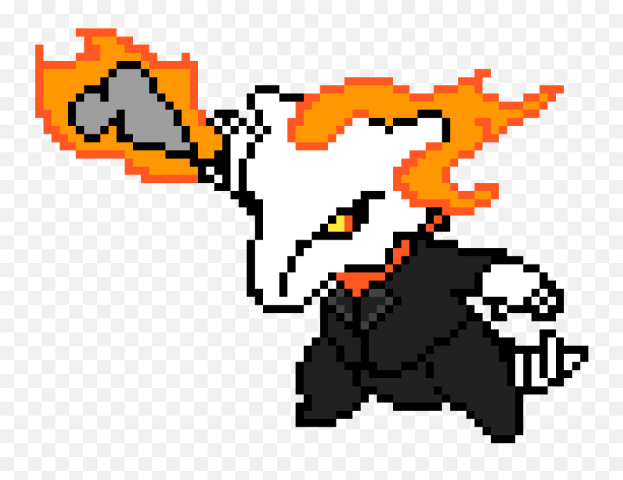 Pixilart - Ghost Rider Marowak By Therider Cartoon Png,Ghost Rider Transparent