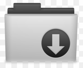 Grey Folder Download Icon Png Transparent Background Free - Guitar