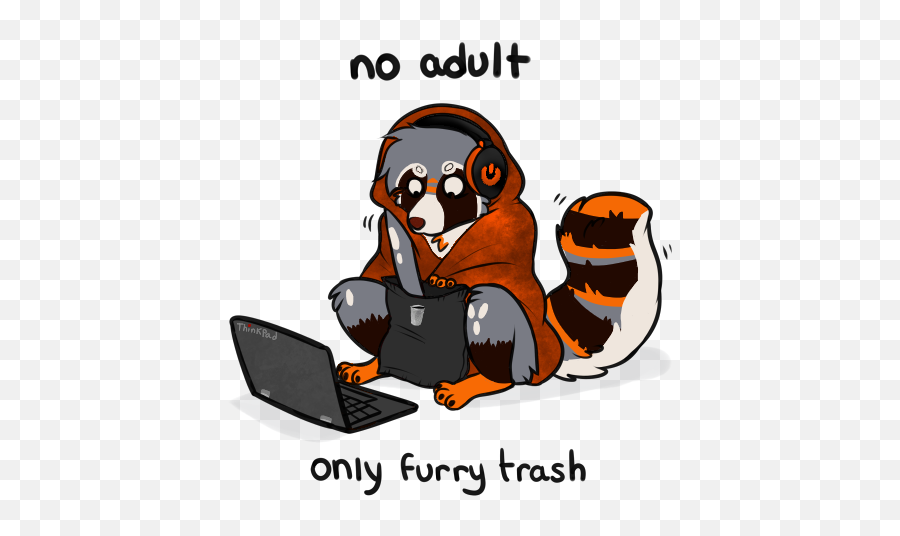 Furry Trash Sticker Ych - Ychcommishes Smart Device Png,Furry Discord Icon