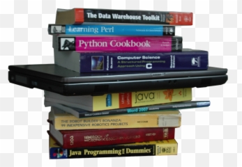 August 25 - Computer Science Book Stack Transparent Of Programming Books png