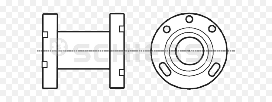 Alco Adapter For Om3om4ow4 Om0 - Cua 34 Hole Flange Flange Png,Hole Icon