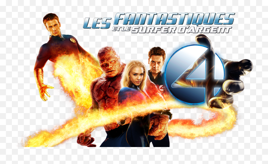 Png Quarteto Fantástico Fantastic Four 2005 2007 - Png World Fantastic Four Rise Of The Silver Surfer,Chris Evans Png