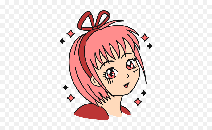 Anime Girl Head In Love Transparent Png U0026 Svg Vector - Anime,Anime Cat Girl Icon