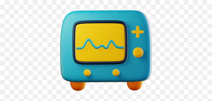 Electrocardiogram Icon - Download In Flat Style Portable Electronic Game Png,Ecg Icon