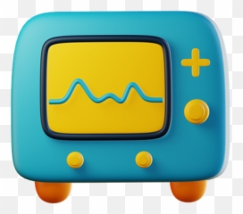 Electrocardiogram Icon - Download in Flat Style Portable Electronic Game png