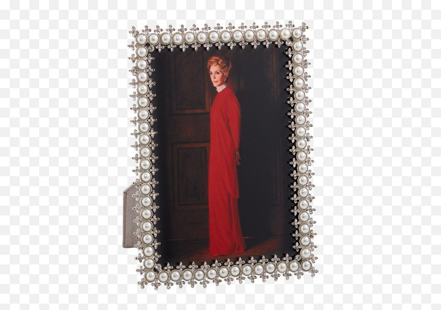 Large Pearl Frame Png Victorian