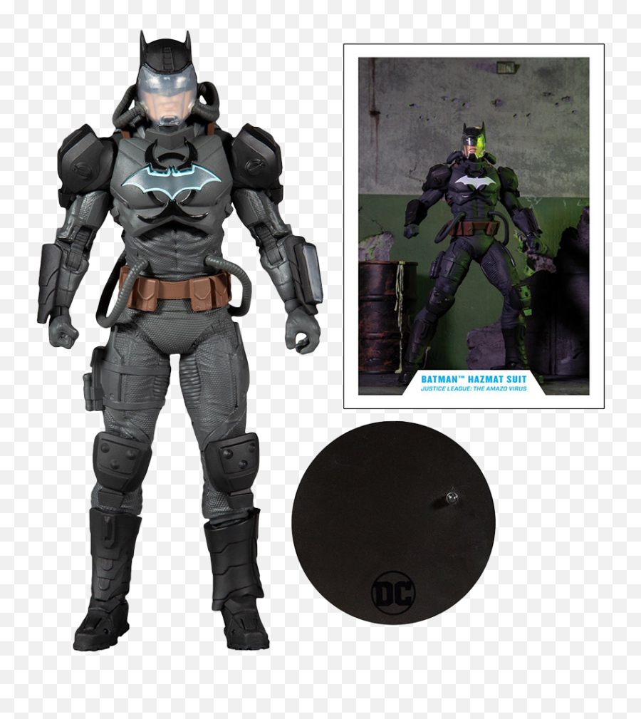 Dc Multiverse Action Figure Batman Hazmat Batsuit - Batman Hazmat Suit Png,Dcuo Icon