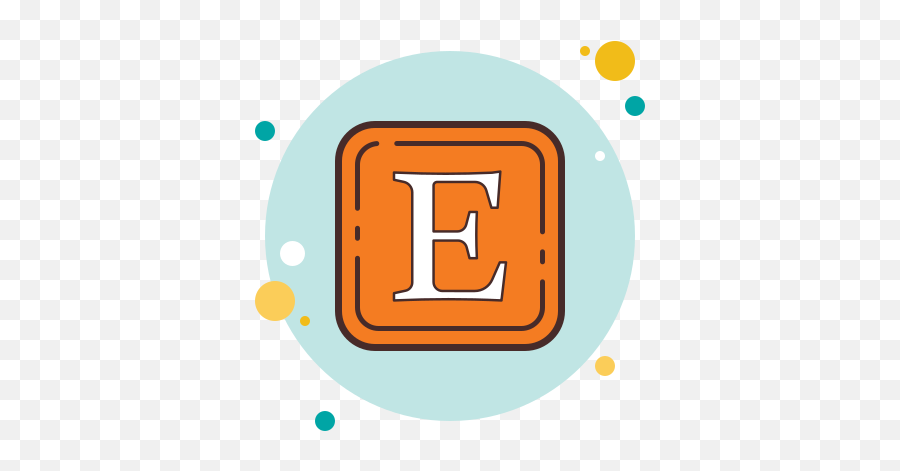 Etsy Icon In Circle Bubbles Style Png Vector
