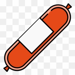 Sausage Salami Png Icon - Salami Vector,Salami Png