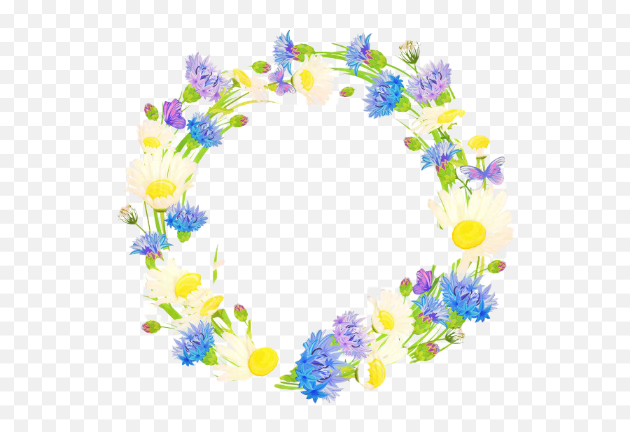 Floral Garland Png Photo Mart - Circle,Flower Wreath Png