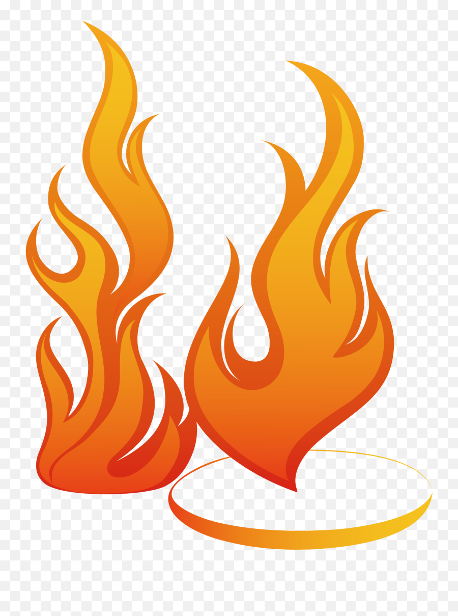 Flame Light Clip Art - Flame Cartoon Png Download 1703 Vector Transparent Fire Png,Fire Clip Art Png