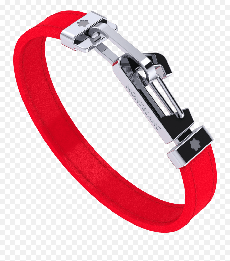 Designer Bracelets For Men Montblanc - Mont Blanc Bracelet Men Red Png,Silver Png