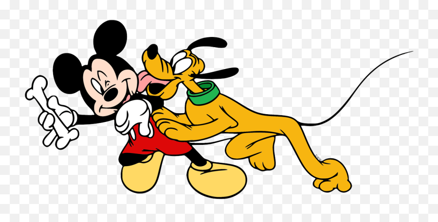 Mickey Minnie And Pluto Clip Art - Mickey E Plutos Png,Pluto Png
