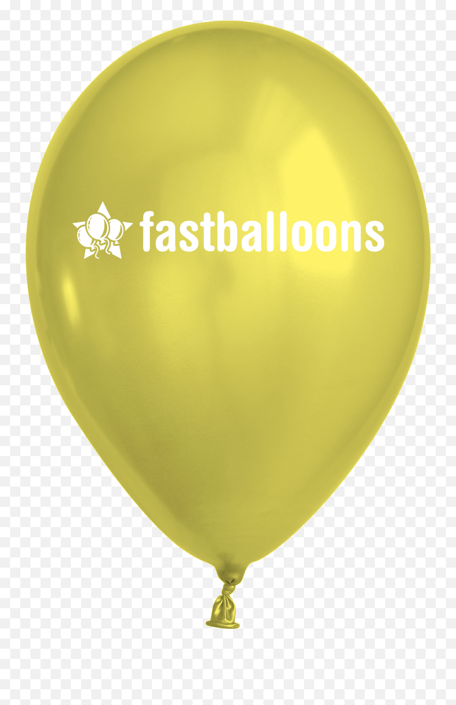 Metallic Yellow Balloons - Balloon Png,Yellow Balloon Png