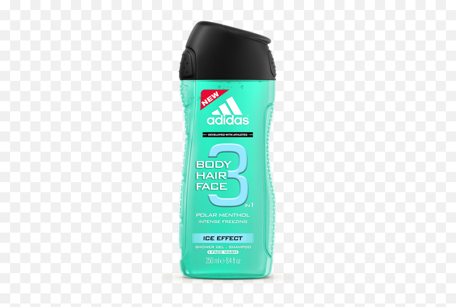 Adidas 3in1 Ice Effect 250 Ml - Adidas Ice Dive Shower Gel 250 Ml Png,Ice Effect Png