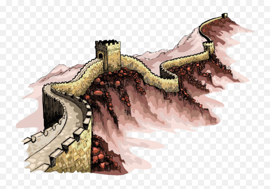 The Great Wall Of China Png Transparent - Great Wall Of China Png,Great Wall Of China Png