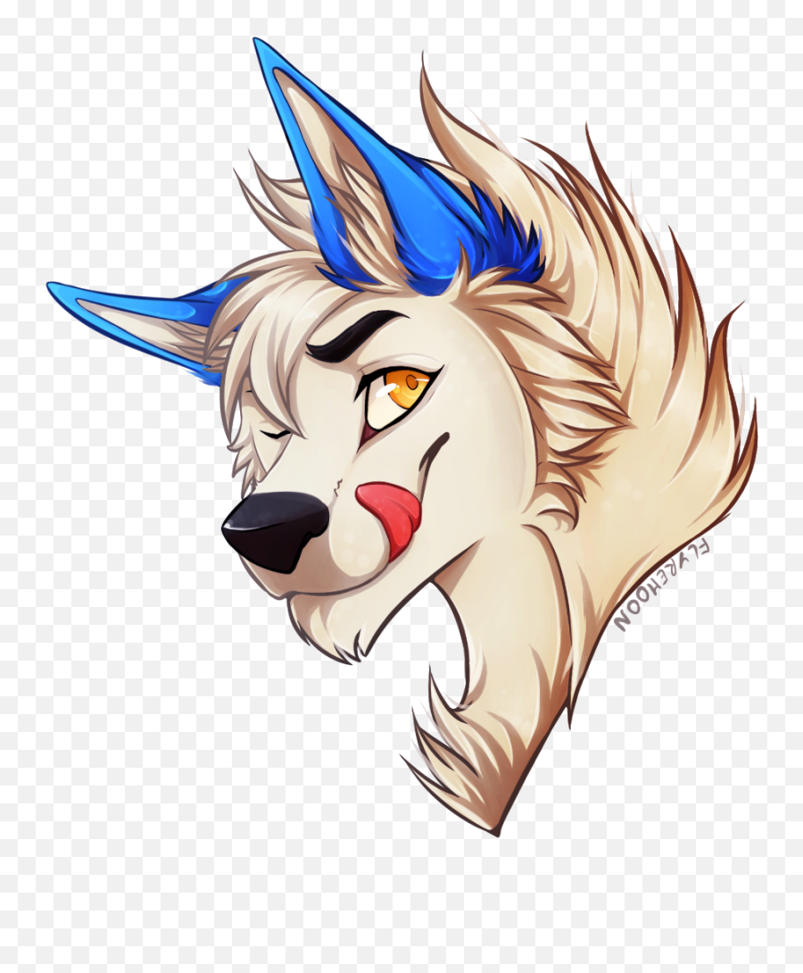 Headshot By Flyremoon - Male Furry Wolf Headshot Full Size Wolf Furry Head Art Png,Headshot Png