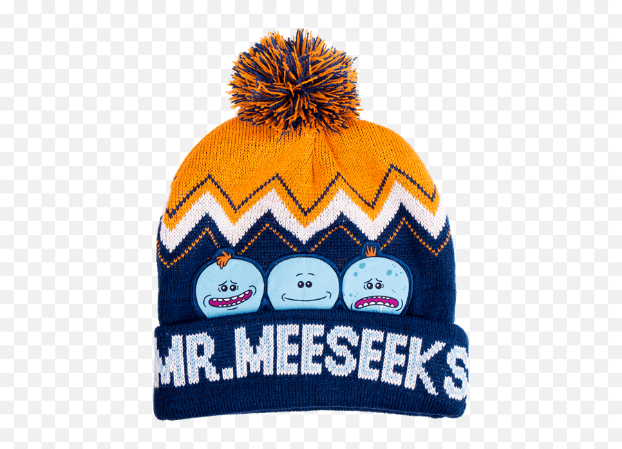Rick And Morty - Mr Meeseeks Many Faces Beanie Beanie Png,Mr Meeseeks Png