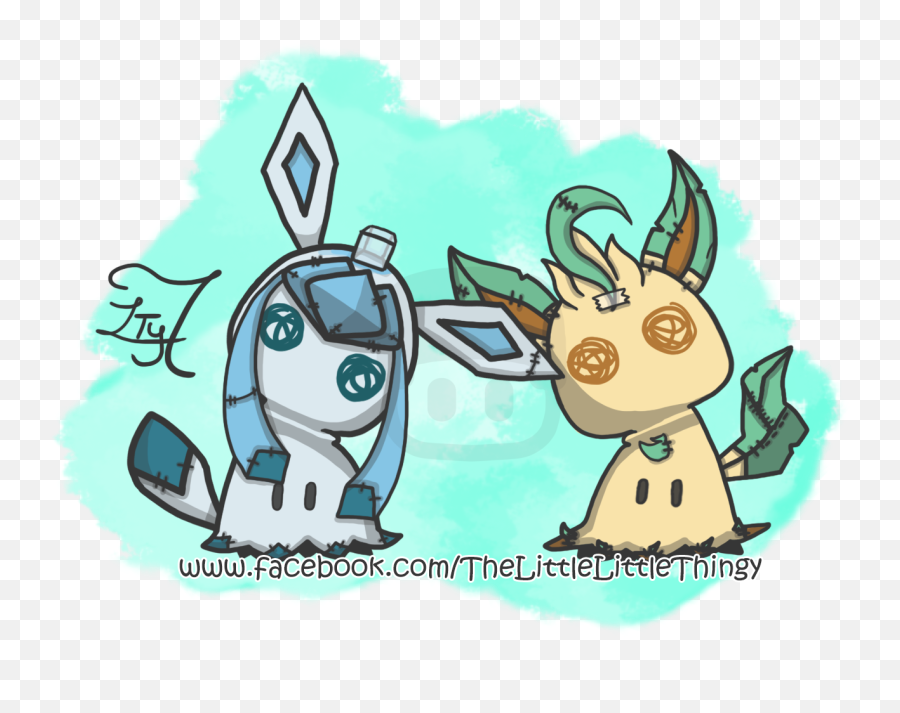 Glaceon Mimikyu Day 22 - Cartoon Png,Glaceon Png