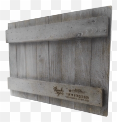 Wood Plank Sign Png - Rustic Wood Wall Sign With Your Plank