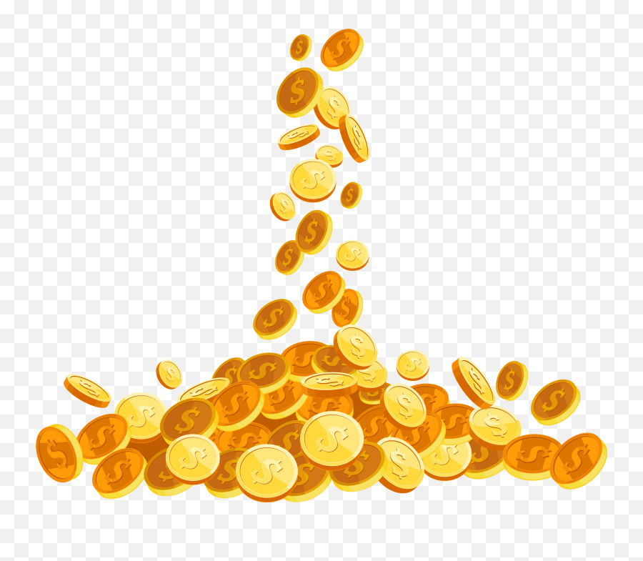 Download Coin Euclidean Vector - Falling Gold Coins Png,Gold Coins Png