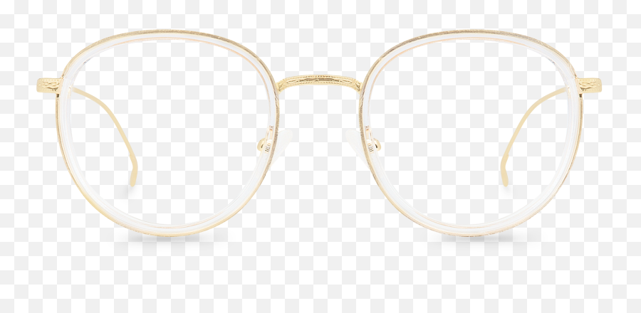Nash Transparent Oval Glasses - Transparent Material Png,Elegant Frame Png