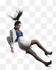 Falling Woman Png Clipart - Person Falling Png,Person Falling Png