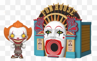 New It Chapter 2 From Funko - Pop Town It 2 Demonic Pennywise W Funhouse Png,Pennywise Png