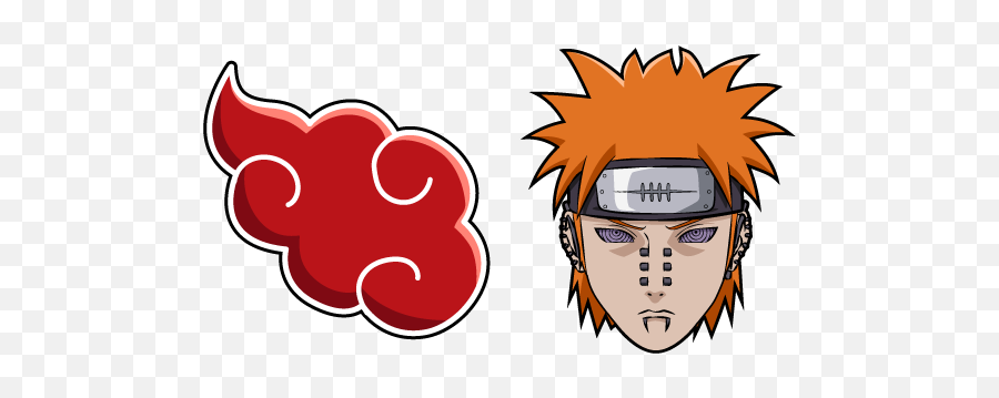 Naruto Deva Path Akatsuki Cursor U2013 Custom Browser - Cartoon Png,Akatsuki Logo