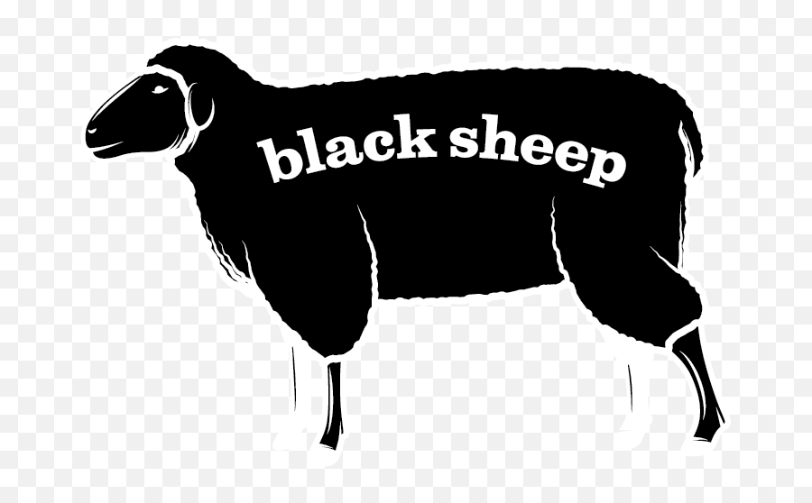 Black Sheep Design Png Transparent