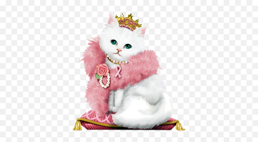 Princess Cat Clipart Cute Cats And Kittens - Princess Cat Clipart Png,Cat Clipart Png