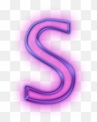 15 Purple K Icon Images - Neon Letters S Png