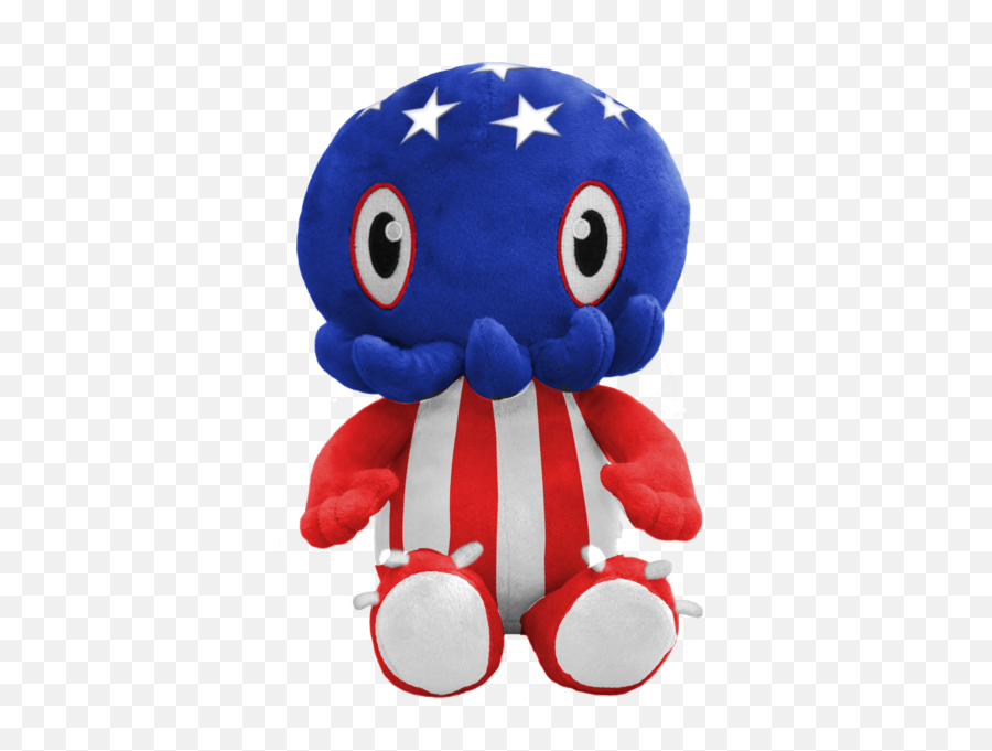 C Is For Cthulhu Plush Red White U0026 Blue Limited Edition - Cthulhu Plush Png,Cthulhu Png