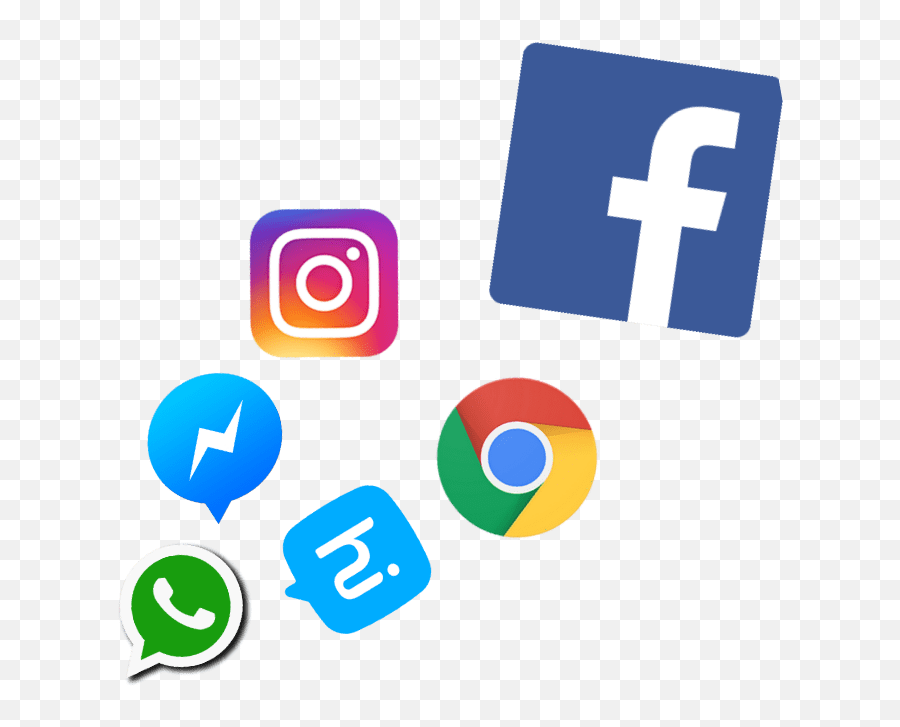 Icon Socialmedia Social Media Sticker - Whatsapp Instagram Facebook Png,Facebook Logo Emoji