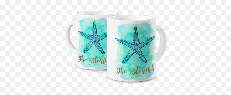 Photo Mug Blue Starfish Colorland Ie - Serveware Png,Blue Starfish Logo