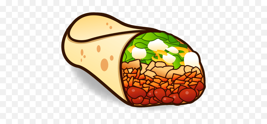 Mexicanfood Emoji Icon Emojicouk - Emoji Burrito Png,Taco Emoji Png