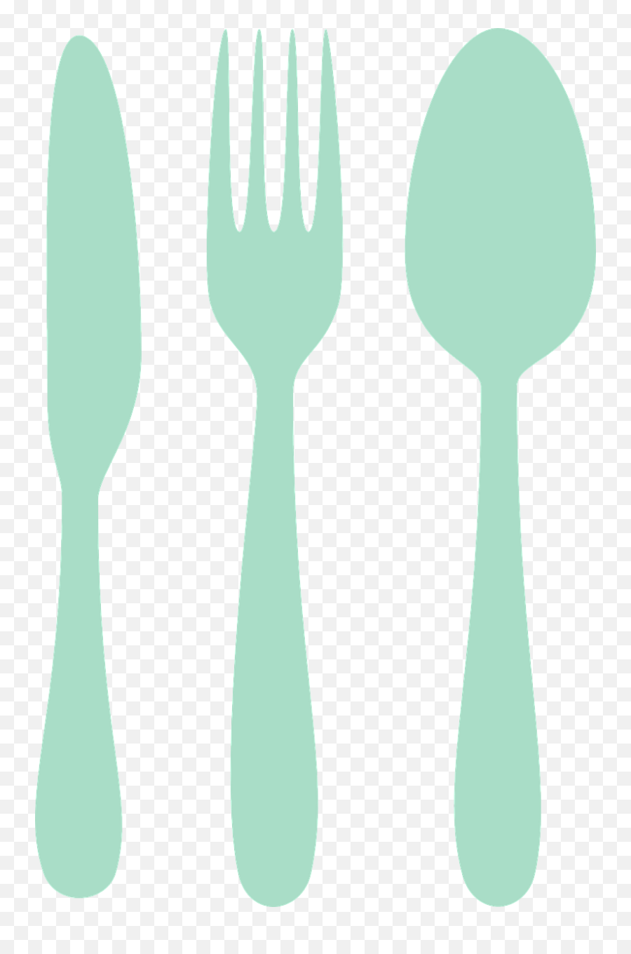 Mint Cutlery Clip Art - Talheres Para Restaurante Desenho Png,Silverware Png