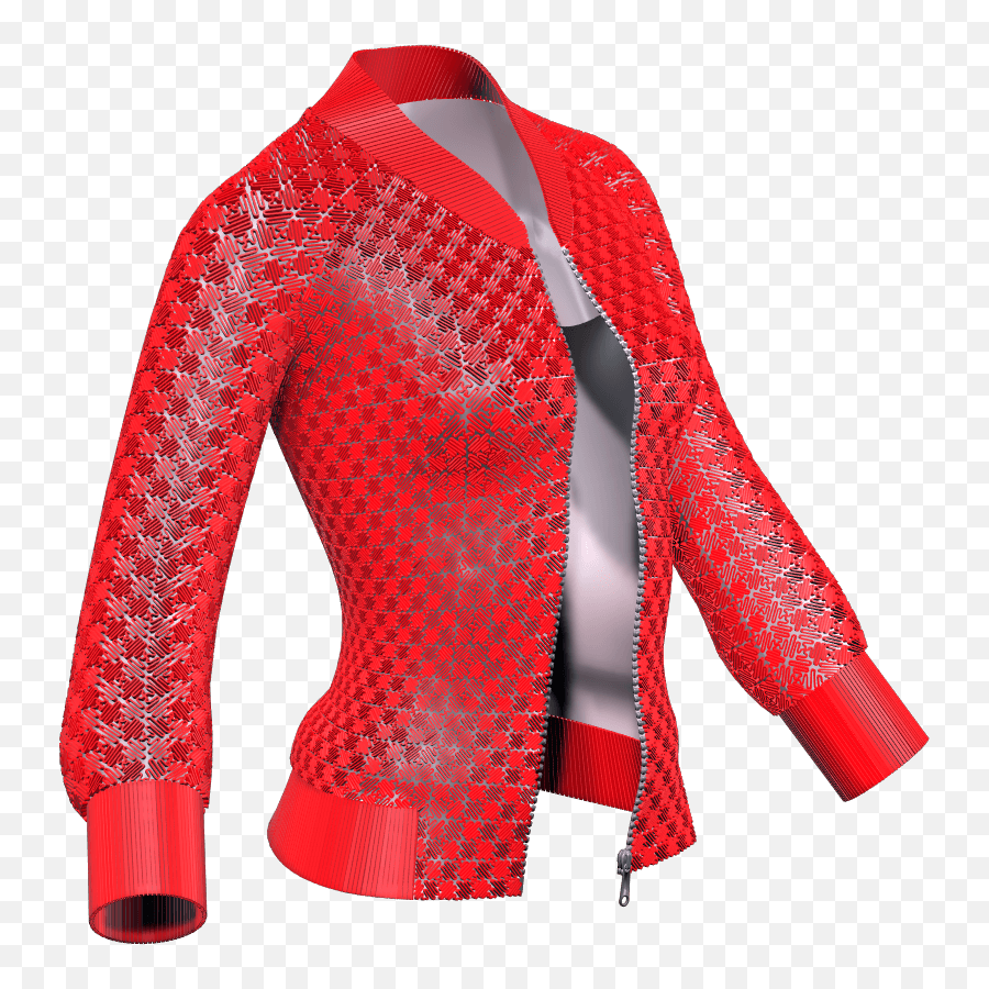 3d Printed Jacket - Danit Peleg Coat Design Pp Size Right Site Turn Png,Bomber Jacket Template Png