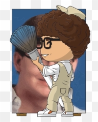 Bob Ross Carson - Bob Ross Carson Youtooz Png,Bob Ross Transparent