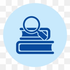 Stack Books Magnifier Free Icon Of 36 U0026 Reading Icons - Libro Y Lupa Png
