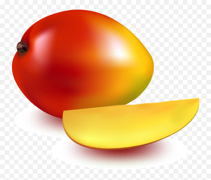 Orange Apple Apricot Cherry Plum Png Images - Mango Slice,Apple Slice Png