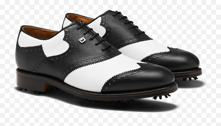 Shield Tip - Round Toe Png,Footjoy Mens Icon Saddle Golf Shoe Closeouts