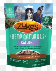 Zukes Hemp Naturals Calming Peanut - Treats png