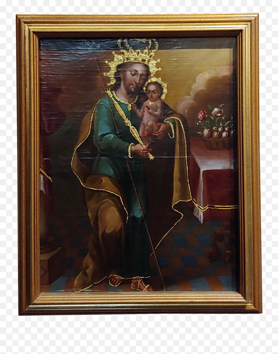 18th Century Spanish Colonial Religious - Picture Frame Png,What Is A Religious Icon
