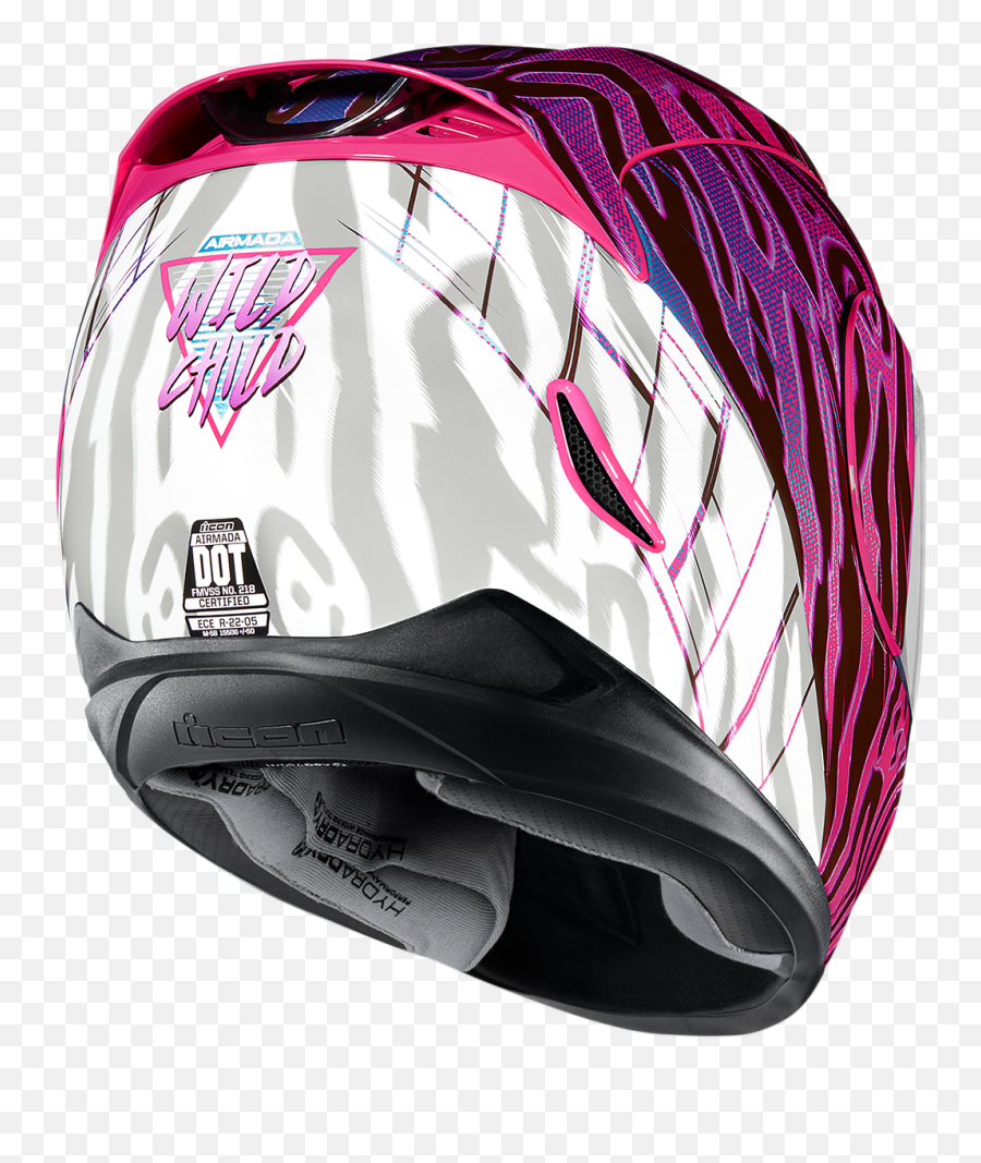 Icon Adult Airmada Wild Child Helmet - Motorcycle Helmet Png,Icon Airmada Helment