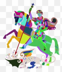 The George Dragon Public Domain Image - Saint Modern Art png